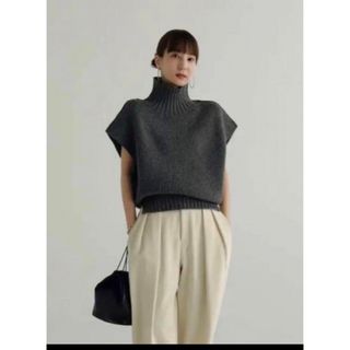 TODAYFUL - Sleeveless Cottonlinen Knit 黒の通販 by 古着、フリマの ...