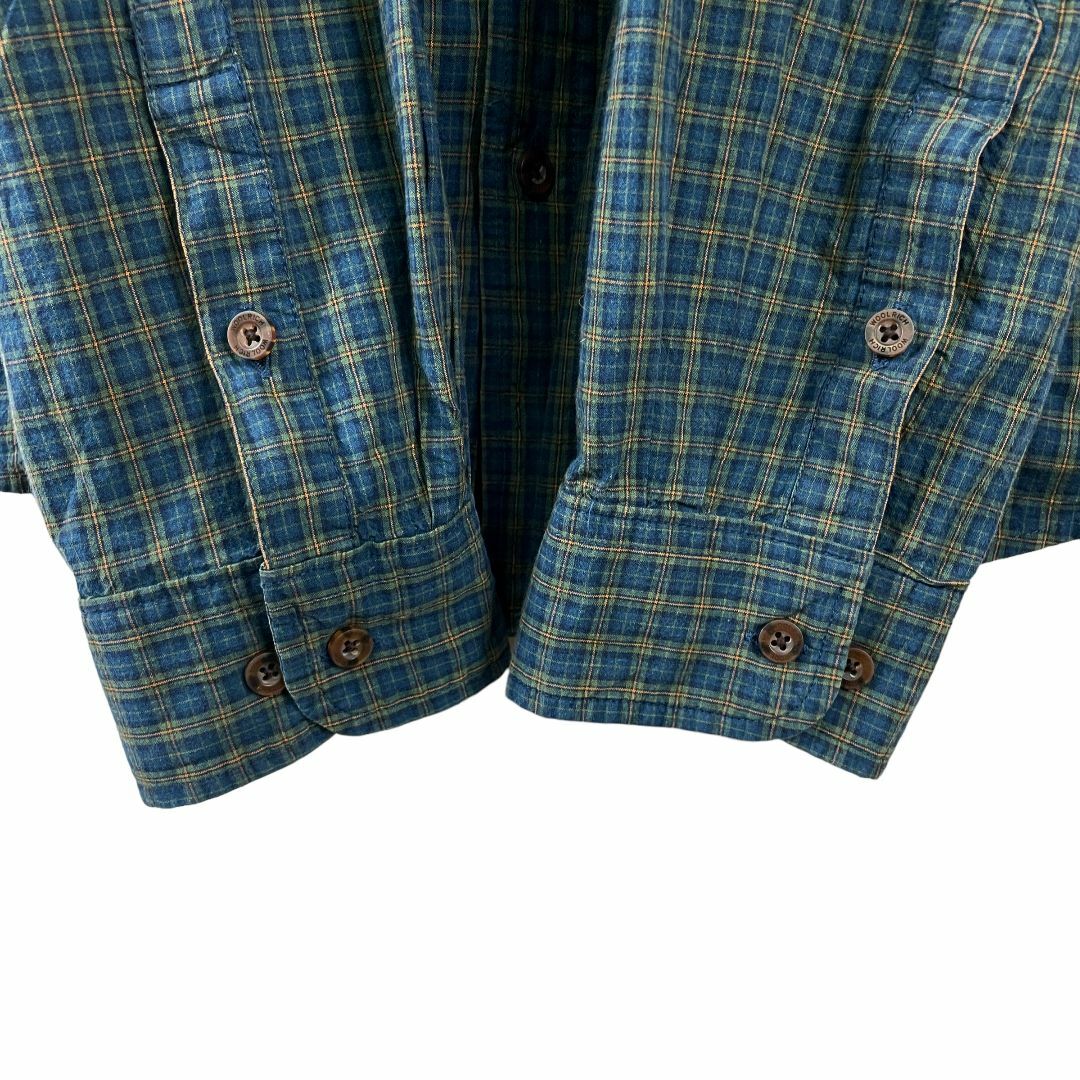 WOOLRICH(ウールリッチ)のビッグサイズ ウールリッチ メンズ 長袖ボタンダウンシャツ 緑 XXL チェック メンズのトップス(シャツ)の商品写真