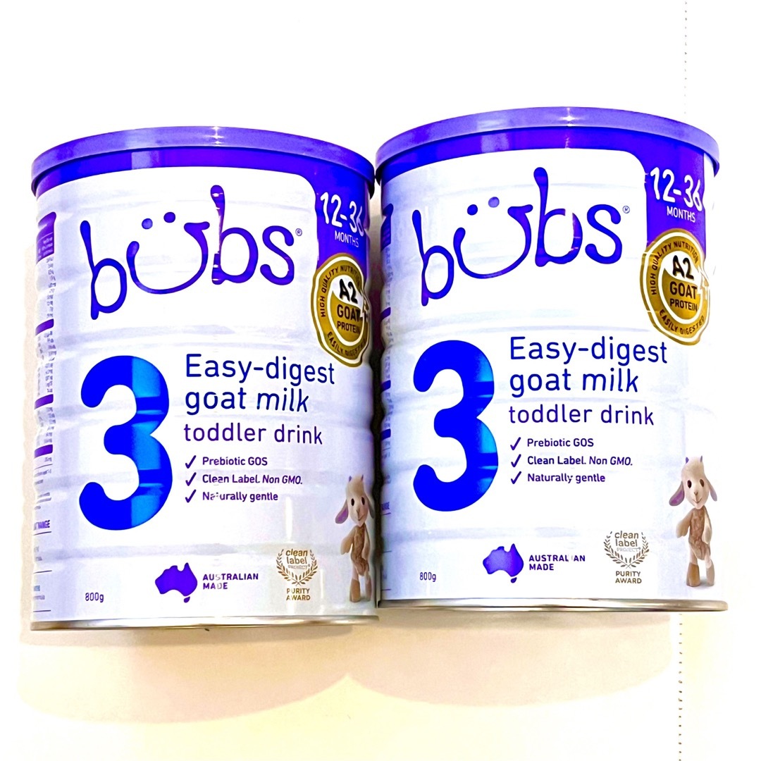 bubsバブズ ヤギやぎの粉ミルク ステップ3(1歳〜3歳頃) 800g ×2缶 - ミルク bubsバブズ ヤギやぎの粉ミルク ステップ3(1歳〜3歳頃) 800g ×2缶 - ミルク
