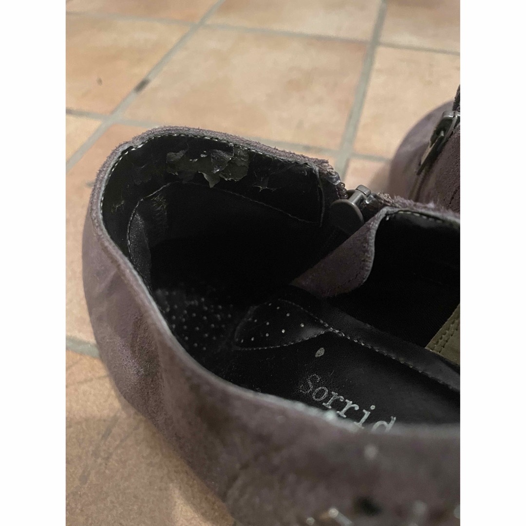Sorridera キラキラヒール　厚底　スエード　M レディースの靴/シューズ(ブーツ)の商品写真
