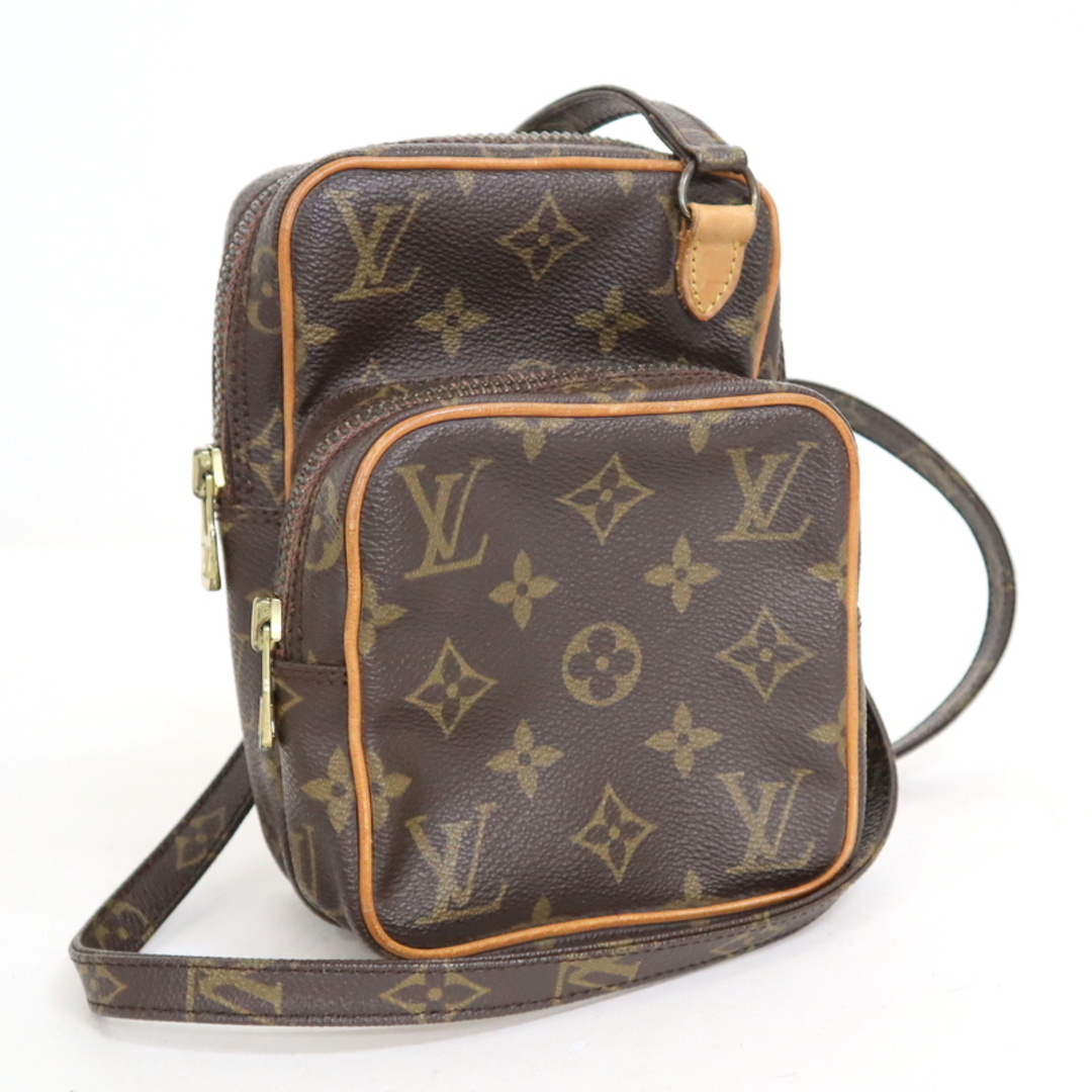 【LOUIS VUITTON】ルイヴィトン ミニアマゾン ショルダーバック モノグラム ブラウン×ゴールド金具 M45238 854/kr11094ikLOUISVUITTON