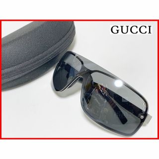 グッチ(Gucci)のGUCCI グッチ サングラス ケース付 黒 D14(サングラス/メガネ)