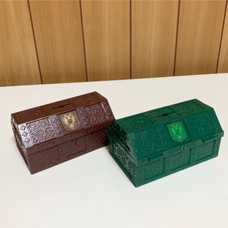 ☆匿名配送　富士銀行　宝箱型貯金箱　昭和レトロ銀行(小物入れ)