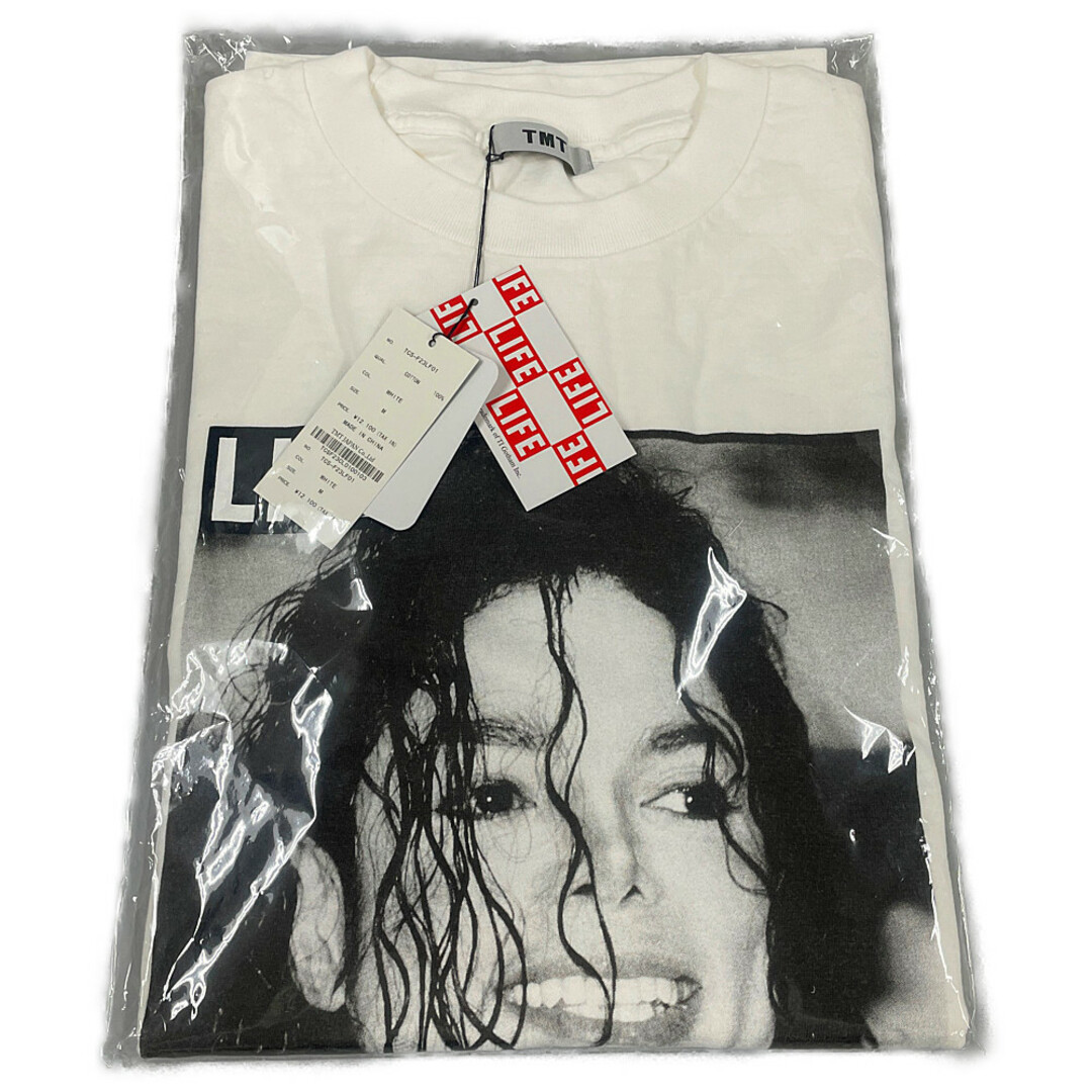 TMT(ティーエムティー)のTMT ティーエムティー 23AW LIFE COLLABOLATION T-SHIRTS(MJ) マイケルジャクソン 半袖Ｔシャツ ホワイト サイズM 正規品 / 32641 メンズのトップス(Tシャツ/カットソー(半袖/袖なし))の商品写真