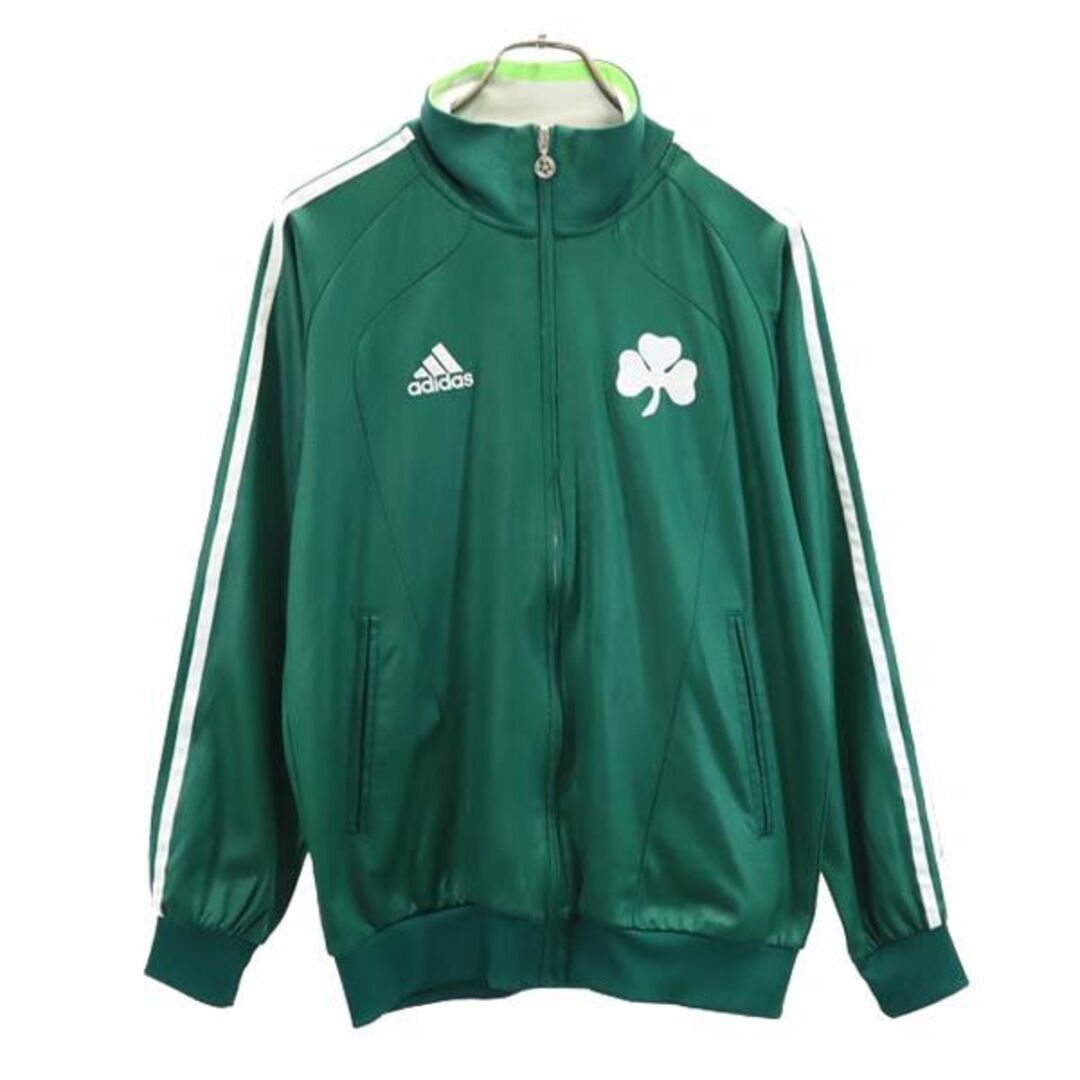 美品3点セットACミランadidasジャージ上下セットSメンズGREEN送料無料