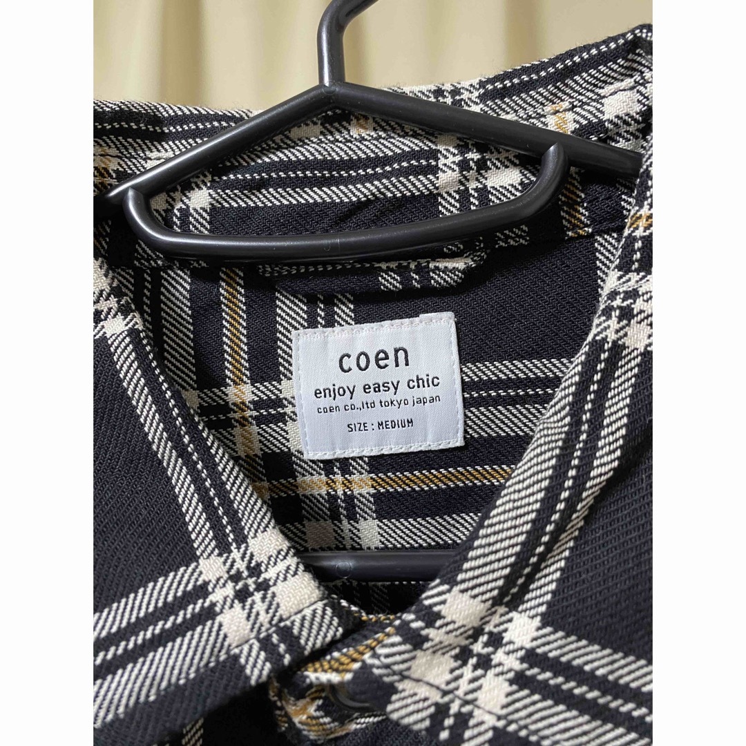 coen(コーエン)のコーエン　coen チェックシャツジャケット メンズのトップス(シャツ)の商品写真