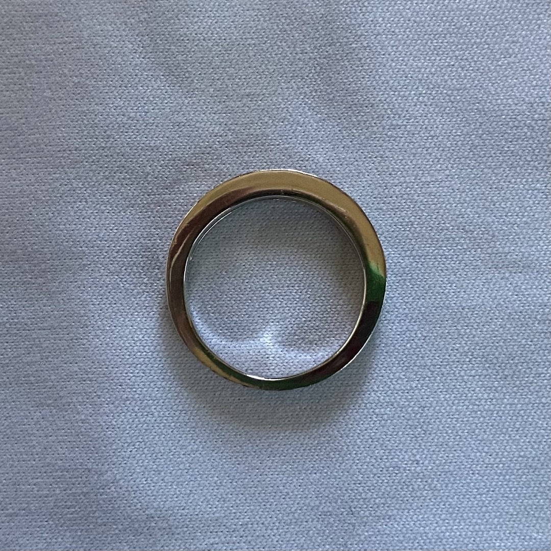 プラチナ　0.5ctハーフエタニティリング　6.5号 レディースのアクセサリー(リング(指輪))の商品写真