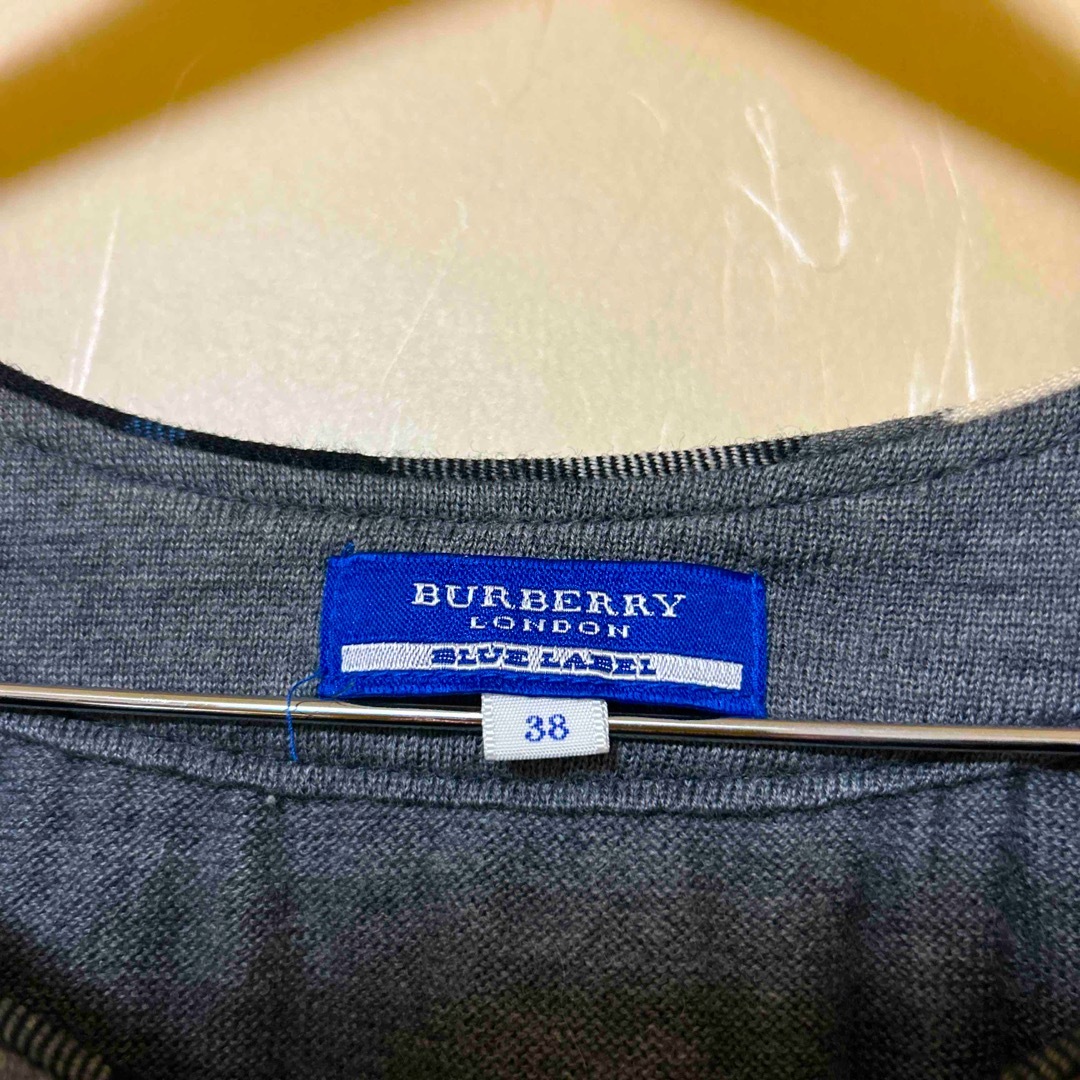 BURBERRY BLUE LABEL(バーバリーブルーレーベル)の【BURBERRY BLUELABEL】ニットセーター　サイズ38 レディースのトップス(ニット/セーター)の商品写真