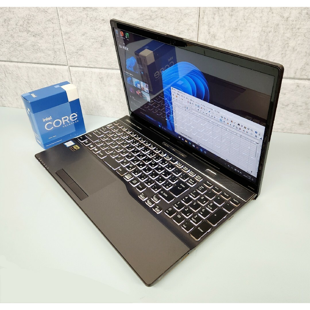 富士通 - 高スペック富士通/高速i7/SSD/Office/ノートパソコンの通販