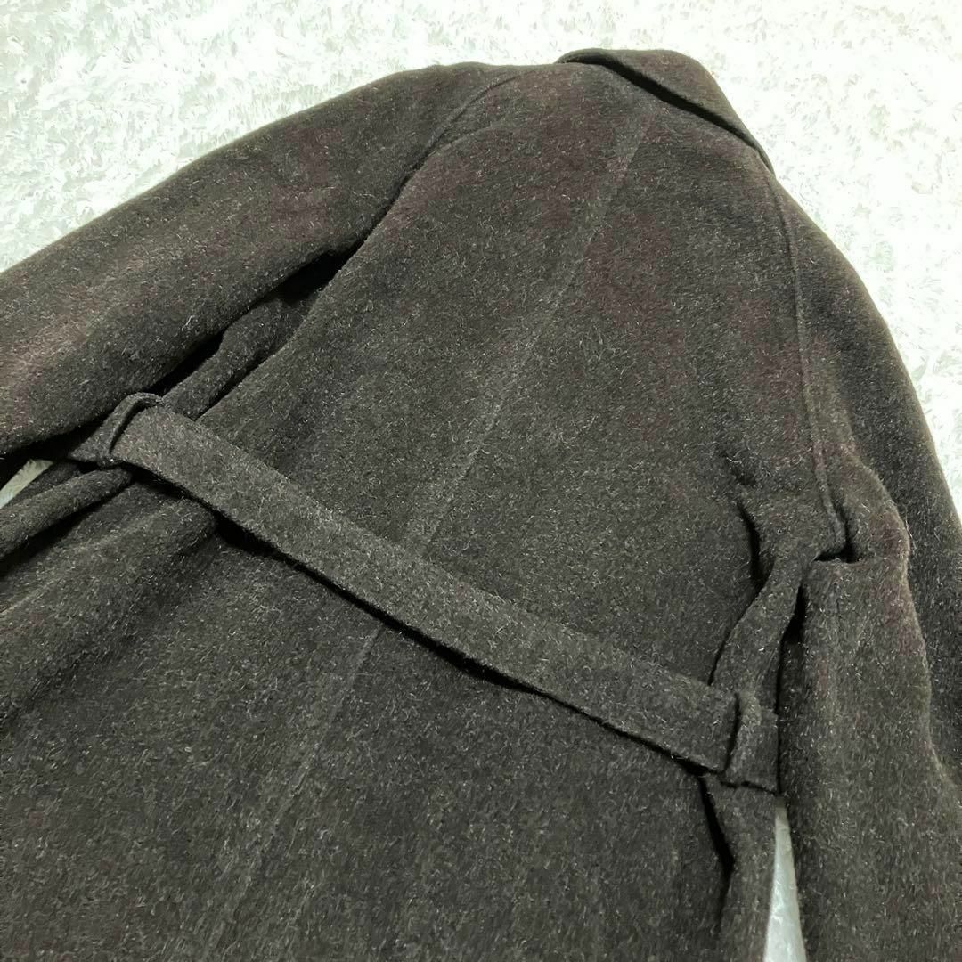 Paul Smith(ポールスミス)のポールスミス　ステンカラーコート　肉厚ウール　ロング丈　ベルト付き　ブラウン　M メンズのジャケット/アウター(チェスターコート)の商品写真