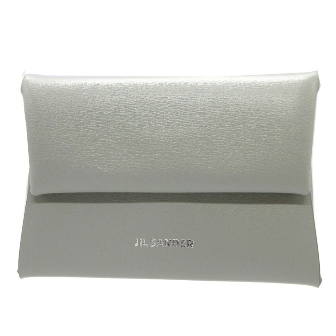 Jil Sander(ジルサンダー)の未使用 ジルサンダー J07UI0013 P5355 レザー シーフォーム グレー コインケース 財布 0034【中古】JIL SANDER レディースのファッション小物(コインケース)の商品写真