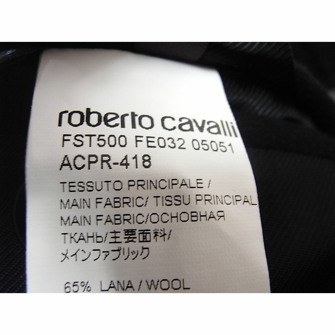Just Cavalli(ジャストカヴァリ)のsize48☆極美品☆ロベルトカヴァリ カシミア混チェスターコート ブラック メンズのジャケット/アウター(チェスターコート)の商品写真