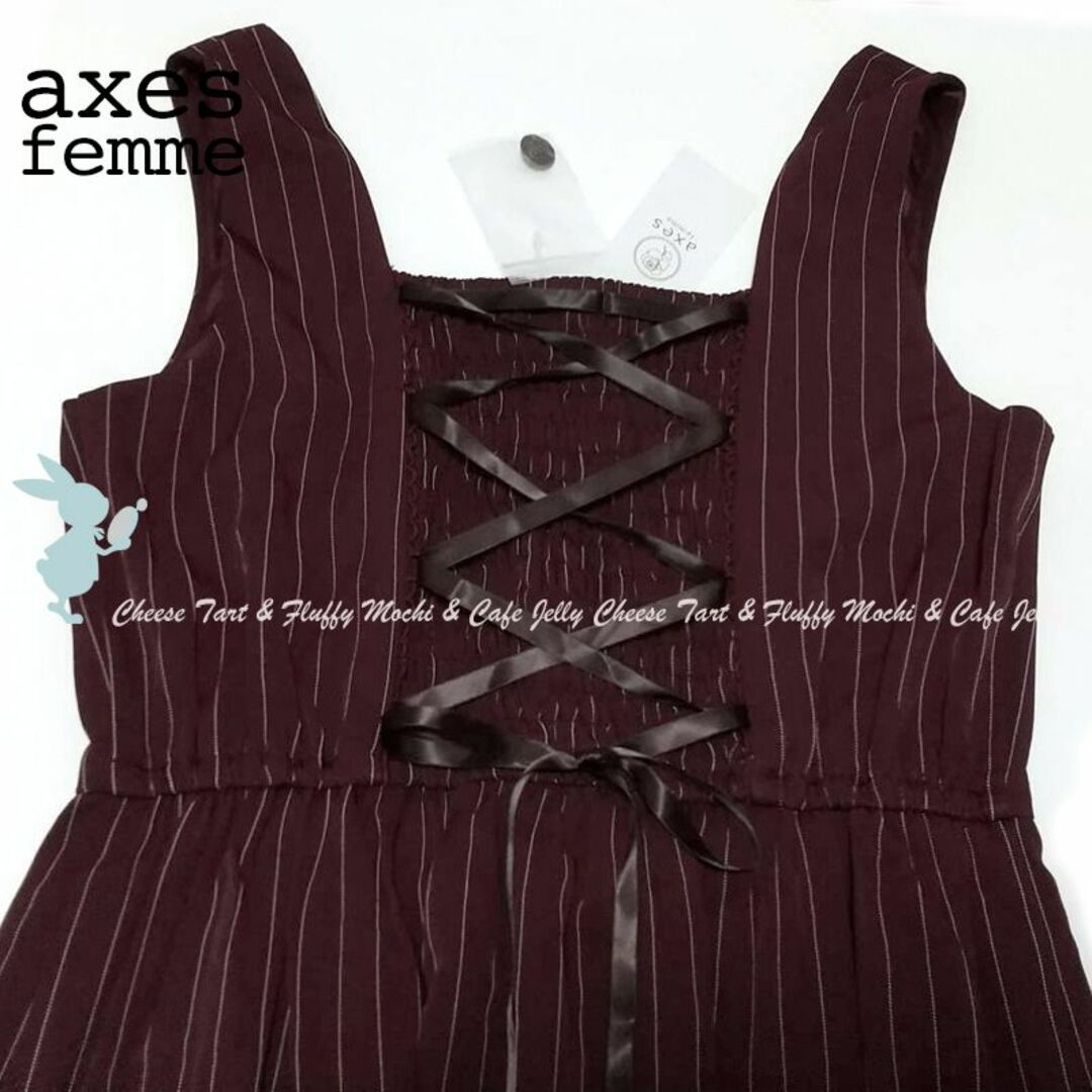 axes femme(アクシーズファム)のaxes femme ✨限定商品✨ ネコ×トランプ刺繍ジャンスカ レディースのワンピース(ひざ丈ワンピース)の商品写真