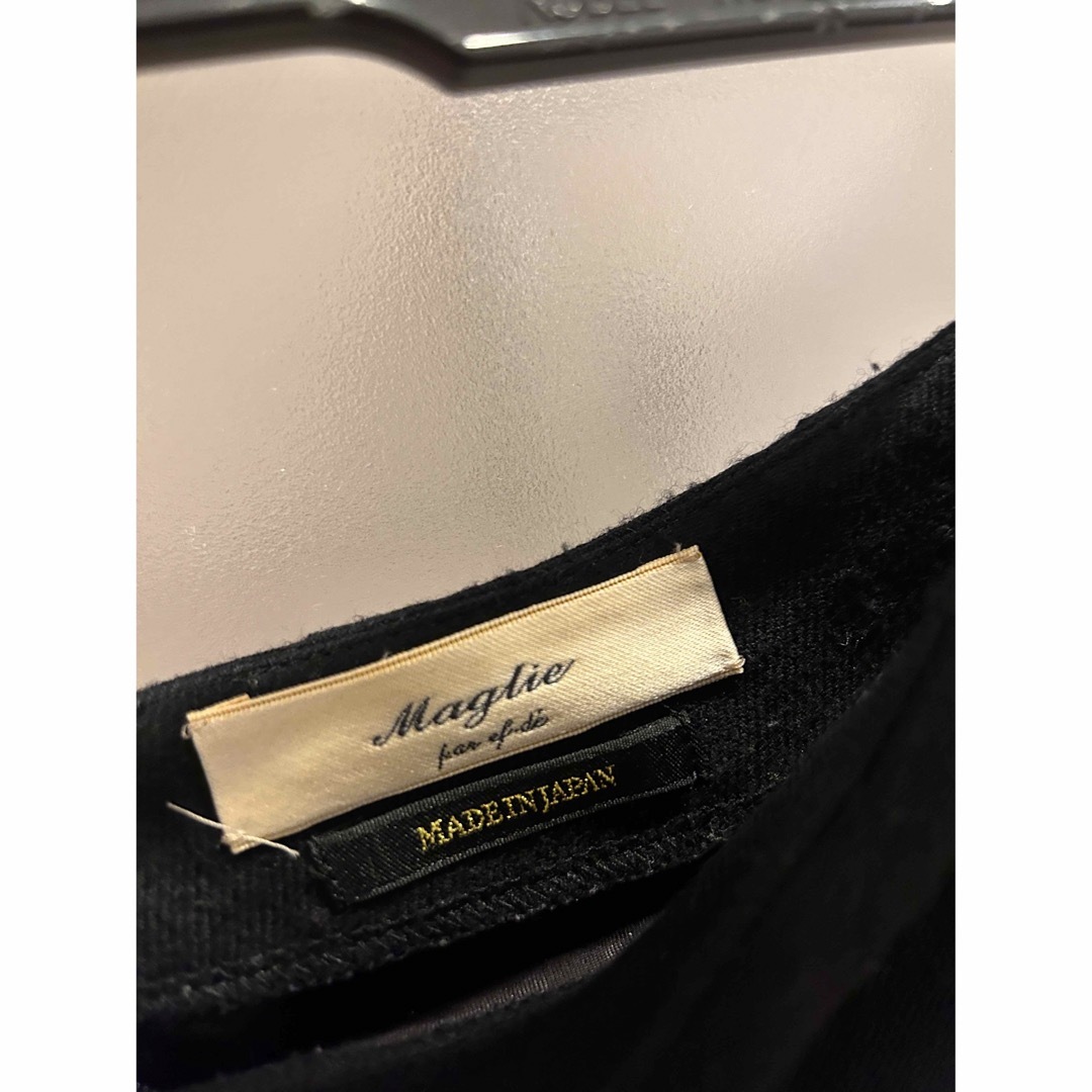 Maglie par ef-de(マーリエパーエフデ)のMaglie  スカート　ブラック レディースのスカート(ひざ丈スカート)の商品写真