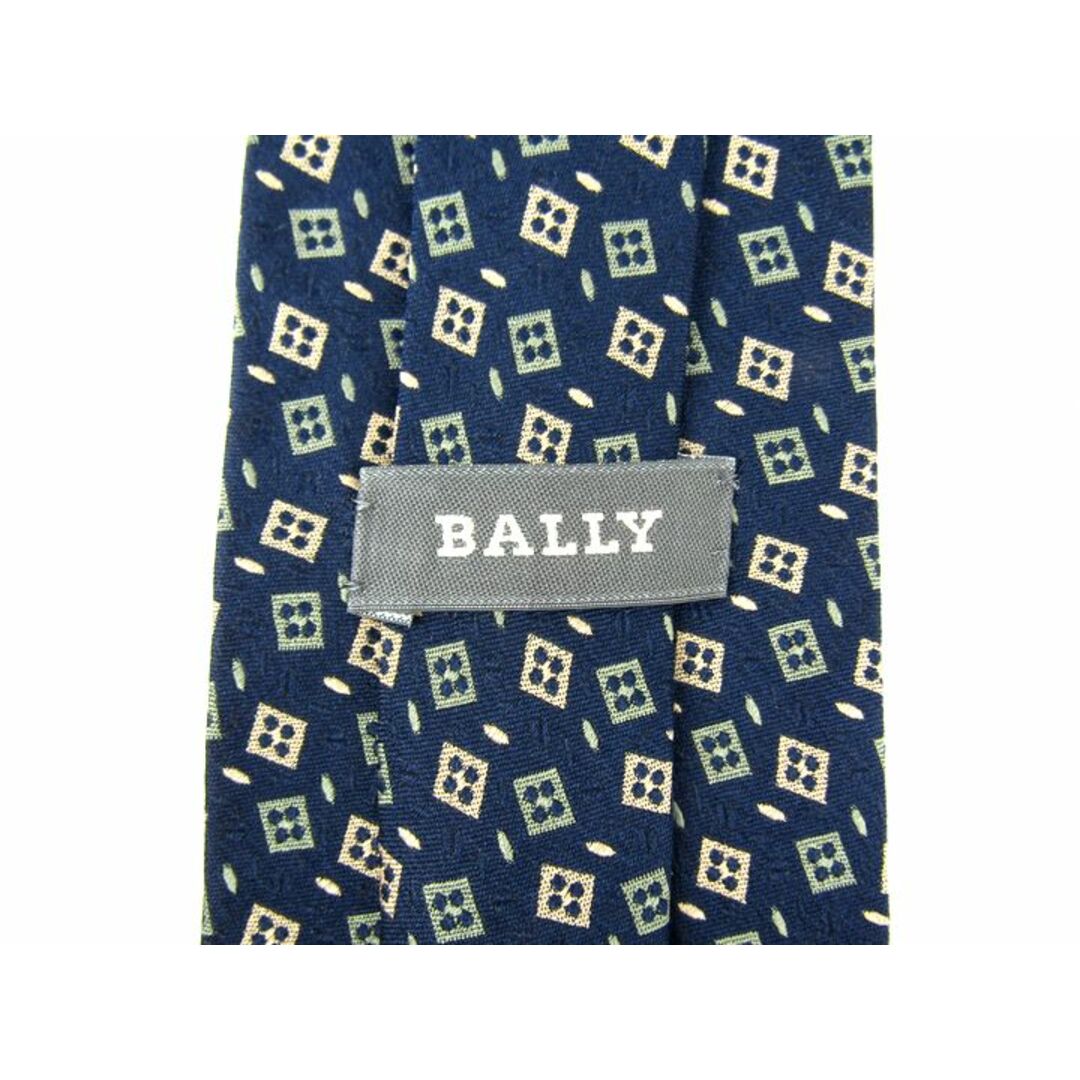 Bally(バリー)のバリー ブランドネクタイ 総柄 ダイス シルク メンズ ネイビー BALLY メンズのファッション小物(ネクタイ)の商品写真