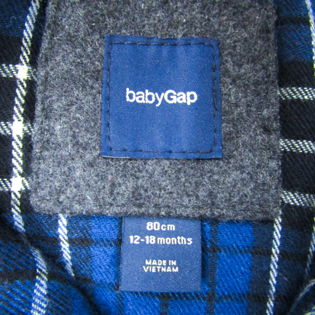 GAP(ギャップ)のギャップ ダッフルコート ジャンパー ウール混 アウター ベビー 男の子用 80サイズ グレー GAP キッズ/ベビー/マタニティのベビー服(~85cm)(ジャケット/コート)の商品写真