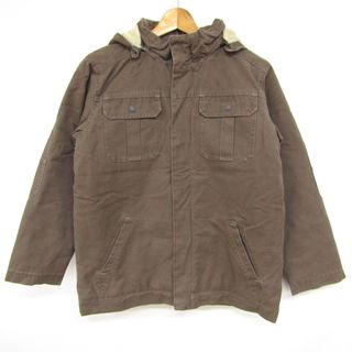 エルエルビーン(L.L.Bean)のエルエルビーン ミリタリージャケット ジャンパー 中綿入り アウター キッズ 男の子用 L14-16サイズ ブラウン L.L.Bean(ジャケット/上着)