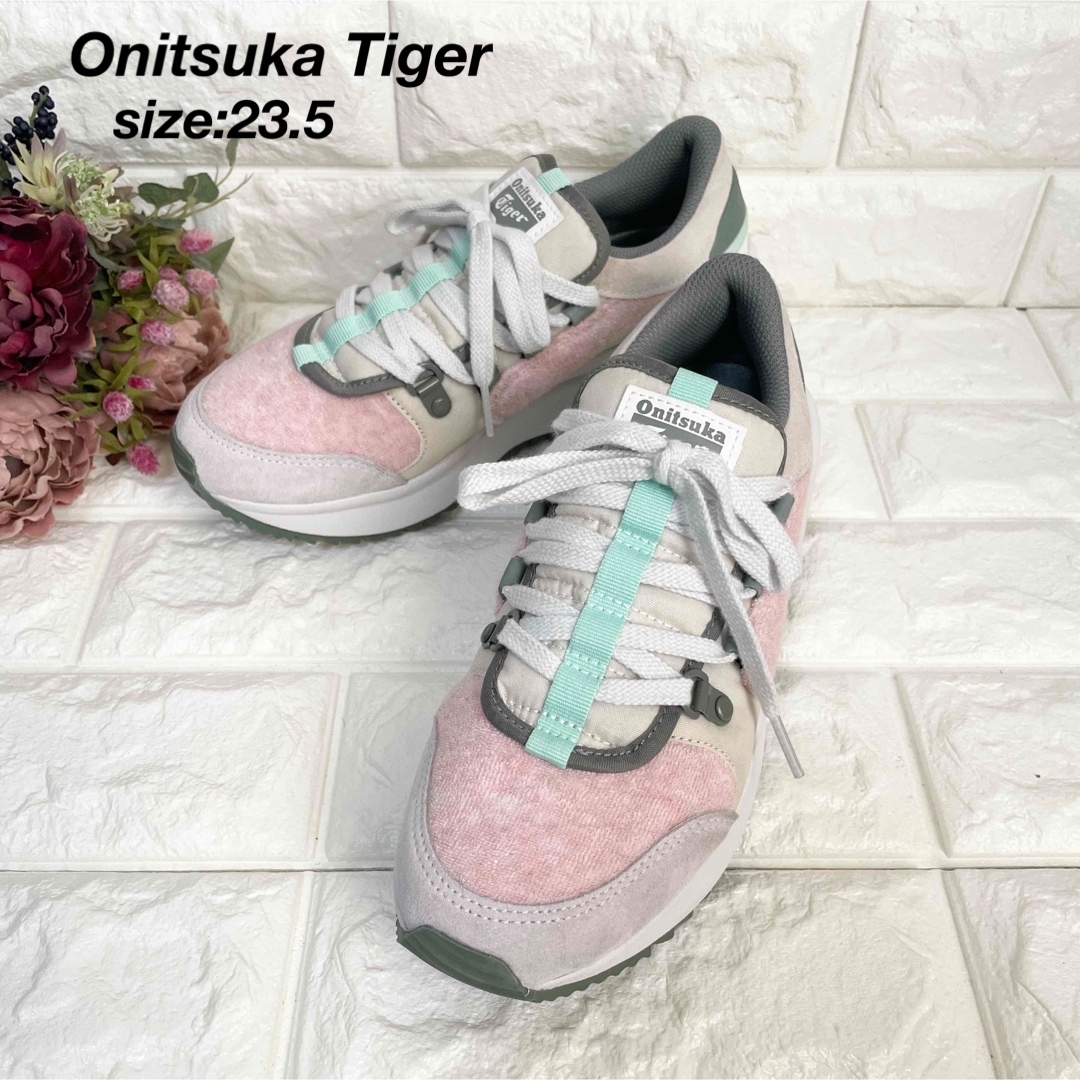 Onitsuka Tigerオニツカタイガー　厚底ローカットスニーカー 23.5