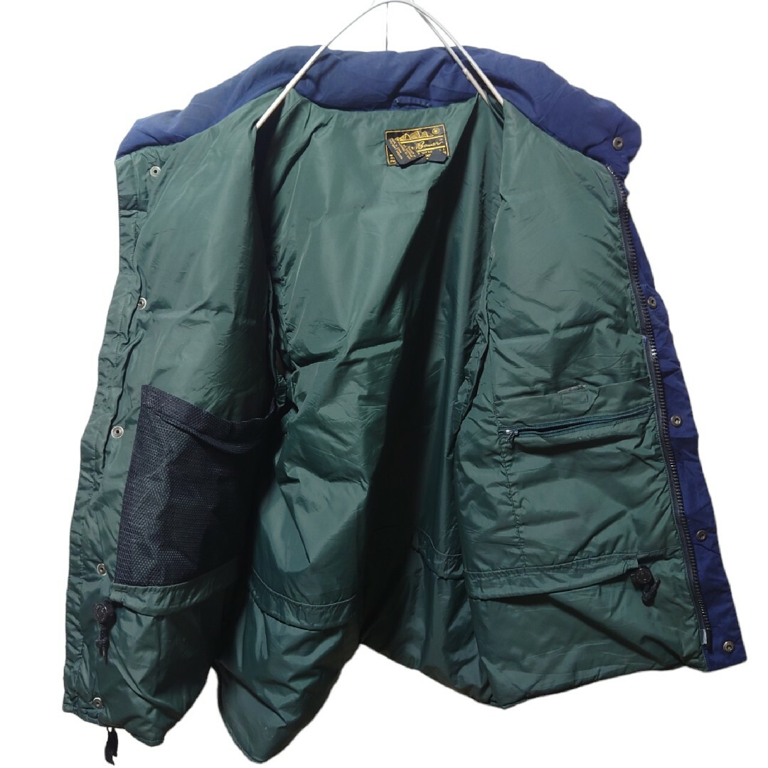 Eddie Bauer - 【Eddie Bauer】 80's 黒タグ グースダウンベスト S-169 Eddie Bauer - 【Eddie Bauer】 80's 黒タグ グースダウンベスト S-169