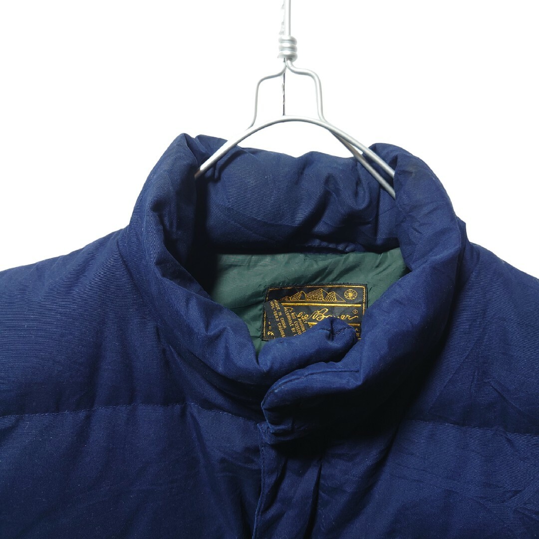 Eddie Bauer - 【Eddie Bauer】 80's 黒タグ グースダウンベスト S-169 Eddie Bauer - 【Eddie Bauer】 80's 黒タグ グースダウンベスト S-169