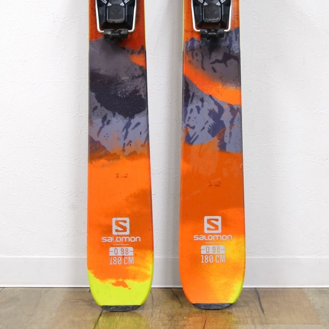 SALOMON - サロモン SALOMON 山スキー Q98 180cm センター97mm SALOMON - サロモン SALOMON 山スキー Q98 180cm センター97mm