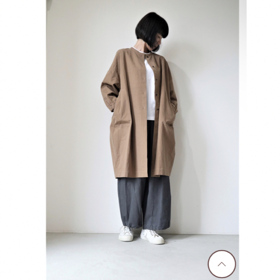 Atelier d'antan Daumier Cotton Coat レディースのジャケット/アウター(ロングコート)の商品写真