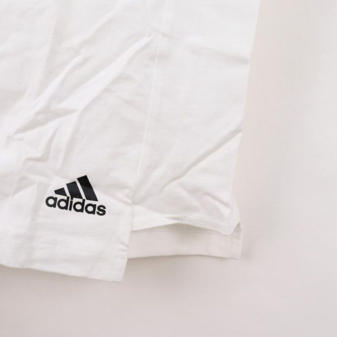 adidas(アディダス)のアディダス 半袖Tシャツ インナーシャツ スポーツウエア― プロ 3ライン 175/96A  白 メンズ Lサイズ ホワイト adidas メンズのトップス(Tシャツ/カットソー(半袖/袖なし))の商品写真