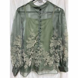 Ameri VINTAGE - 【AMERI】 2WAY HAZE FLOWER BLOUSEの通販 by shop ...