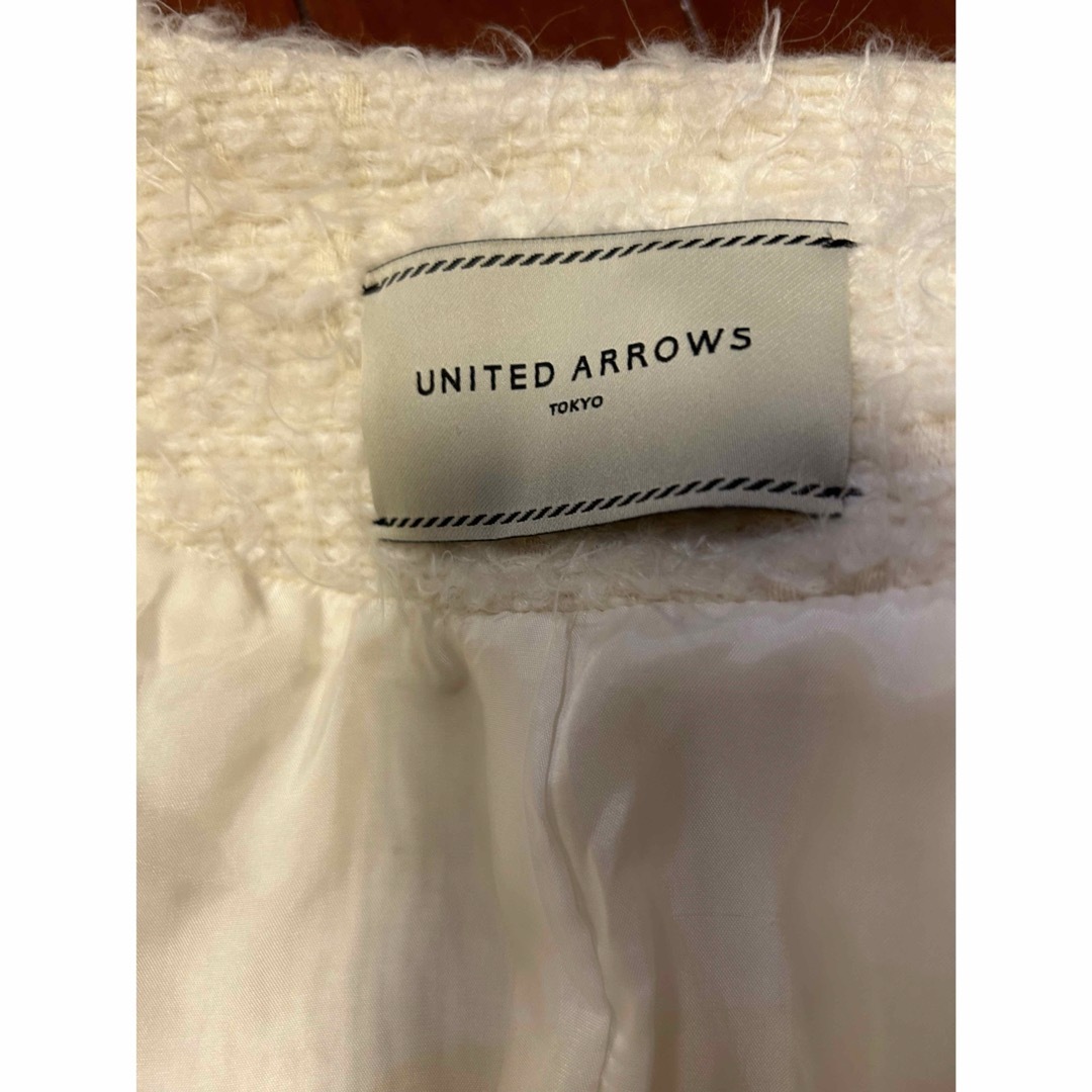 UNITED ARROWS(ユナイテッドアローズ)のイタリアGIOLICA社　ツィードジャケット　size38 レディースのジャケット/アウター(ノーカラージャケット)の商品写真