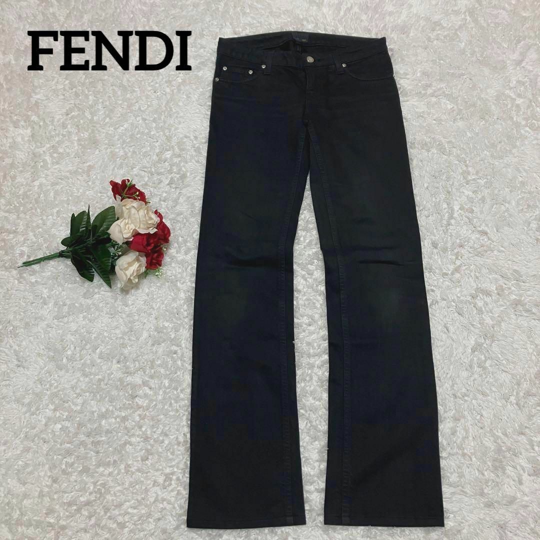FENDI - 【高級品】フェンディ ジーンズ デニムパンツ ブラックデニム