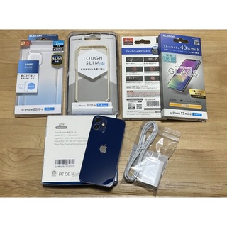 アイフォーン(iPhone)の残債無 au iphone12mini 128GB 美品 ブルー(スマートフォン本体)