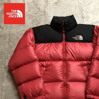 ザノースフェイス(THE NORTH FACE)のザノースフェイス　ダウンジャケット　ダウン　レッド　メンズS　700フィル(ダウンジャケット)