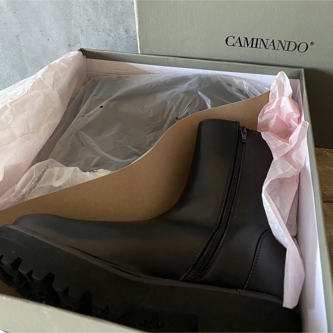 Deuxieme Classe CAMINANDO サイドジップ ショートブーツ