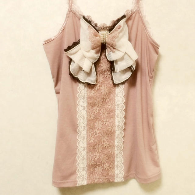 axes femme - アクシーズ❤︎BIGリボンキャミソールの通販 by