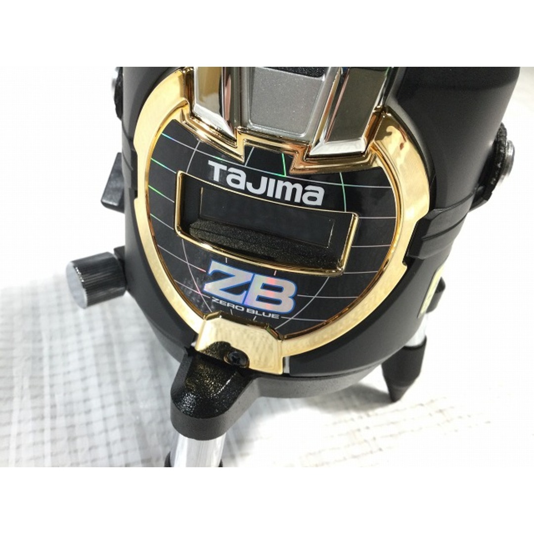 Tajima(タジマ)の☆美品☆TAJIMA タジマ ブルーグリーンレーザー墨出し器 ゼロブルーKY ZEROB-KY 受光器(RCV-G)付 レーザー墨出し機 81726 自動車/バイクのバイク(工具)の商品写真