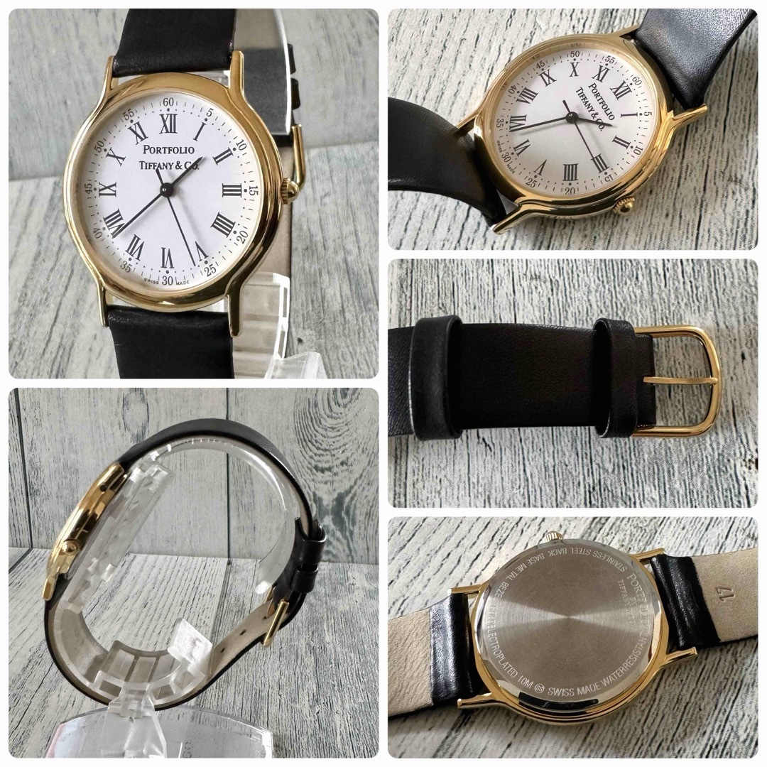 【電池交換済み】TIFFANY&Co ティファニー 腕時計 ポートフォリオ 【電池交換済み】TIFFANY&Co ティファニー 腕時計 ポートフォリオ