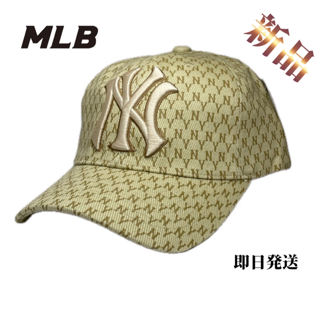 MLB(メジャーリーグベースボール)のMLB ベースボールキャップ　NYヤンキース　モノグラム　韓国　新品　即日発送 レディースの帽子(キャップ)の商品写真