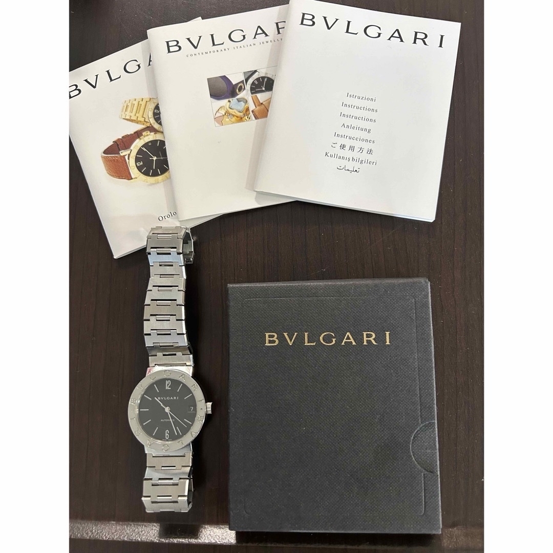 BB33SS機能特徴ブルガリ BVLGARI 腕時計 BB33SS 自動巻き 黒文字盤