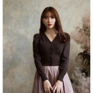 Her lip to - herlipto Double Bow Cable Knit Cardiganの通販 by みゅ