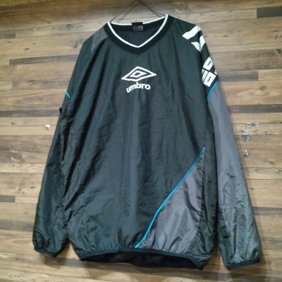 90s 00s Y2K Tech UMBRO ナイロン プルオーバー ピステ