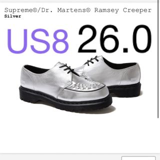 シュプリーム(Supreme)のsupreme dr.martens ramsey creeper silver(その他)