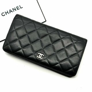 シャネル CHANEL ココマーク マトラッセ ラムスキン 札入れ コインケース