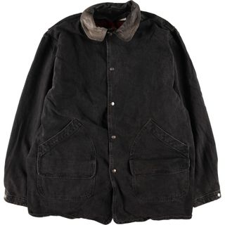 ウールリッチ(WOOLRICH)の古着 80年代 ウールリッチ WOOLRICH ブラックデニムカバーオール USA製 メンズXXL ヴィンテージ /eaa394751(カバーオール)