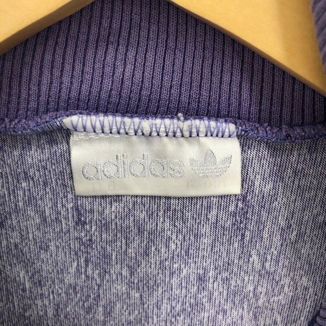 adidas(アディダス)の古着 80年代 アディダス adidas 3本ライン ジャージ トラックジャケット フランス製 レディースM ヴィンテージ /eaa394766 レディースのジャケット/アウター(その他)の商品写真