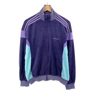 アディダス(adidas)の古着 80年代 アディダス adidas 3本ライン ジャージ トラックジャケット フランス製 レディースM ヴィンテージ /eaa394766(その他)