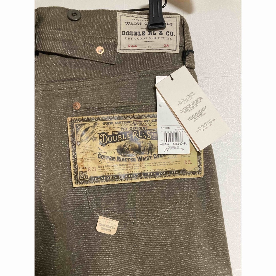 新品 RRL ダブルアールエル ラルフローレン ジーンズ リジット アメリカ製