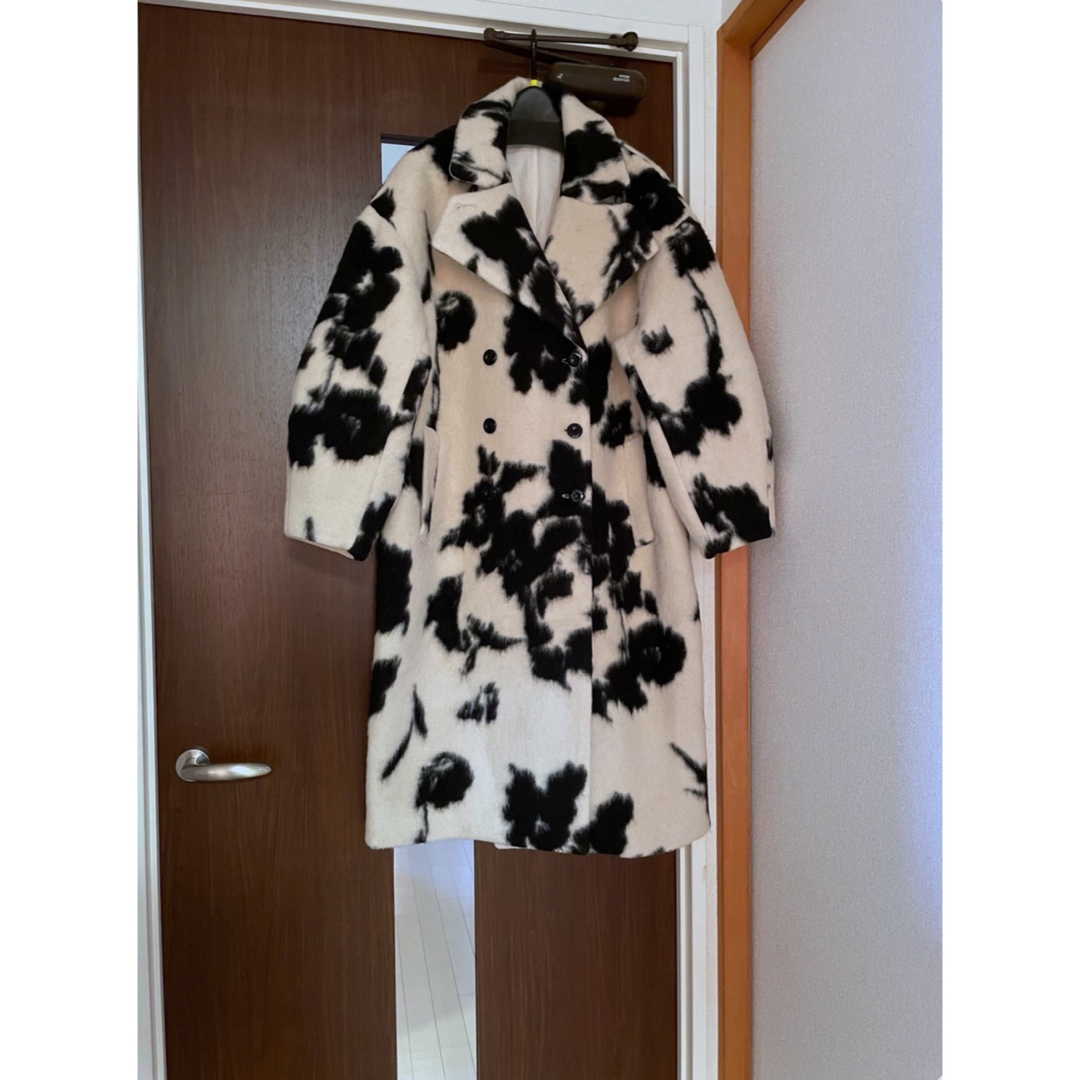 Ameri VINTAGE - UND SHADOW FLOWER WOOL COATの通販 by smile Ameri VINTAGE - UND SHADOW FLOWER WOOL COATの通販 by smile