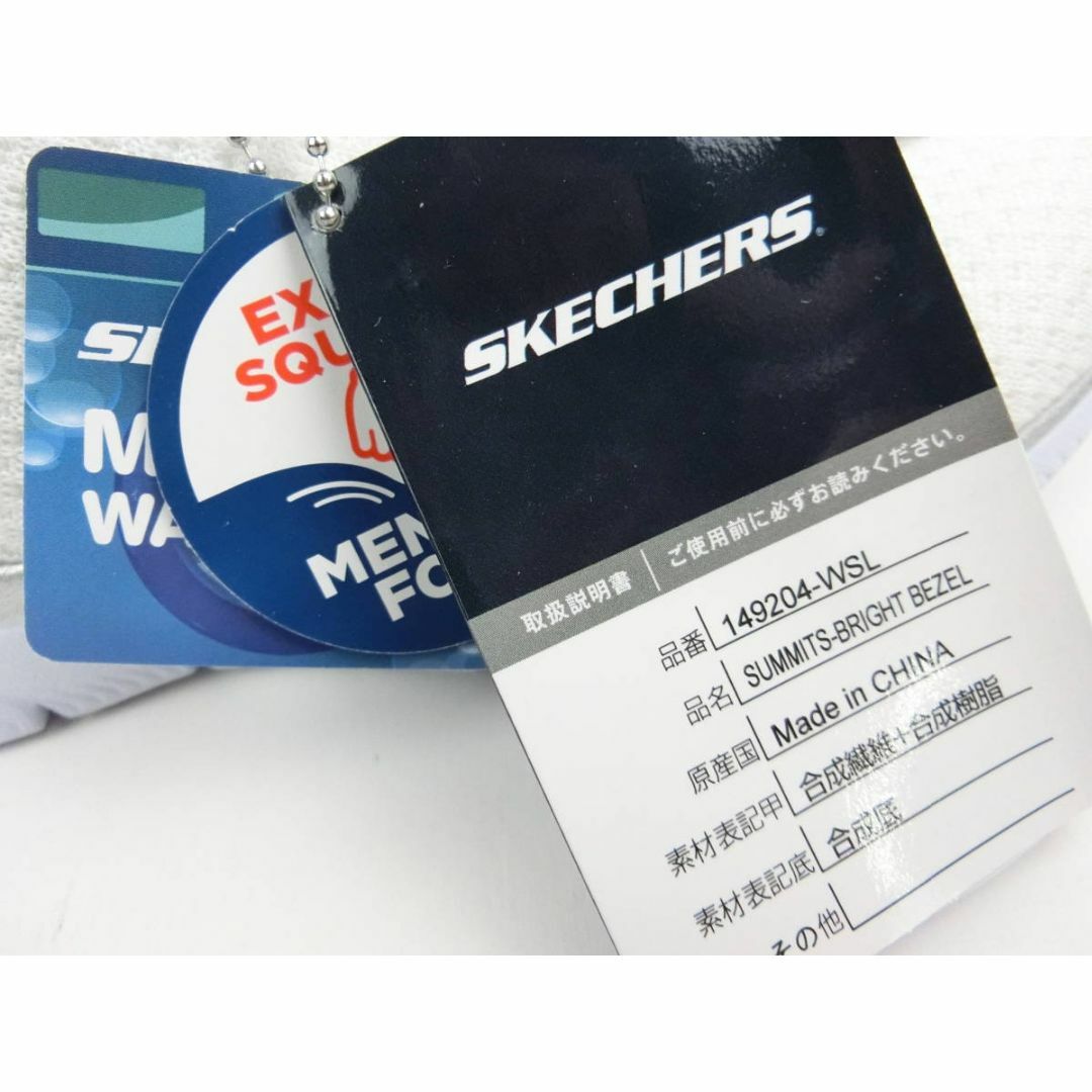 SKECHERS(スケッチャーズ)のSKECHERS スニーカー ホワイト/シルバー 24cm 【0842】 レディースの靴/シューズ(スニーカー)の商品写真