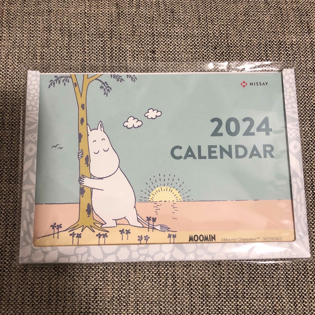 MOOMIN(ムーミン)の日本生命カレンダー　2024 インテリア/住まい/日用品の文房具(カレンダー/スケジュール)の商品写真