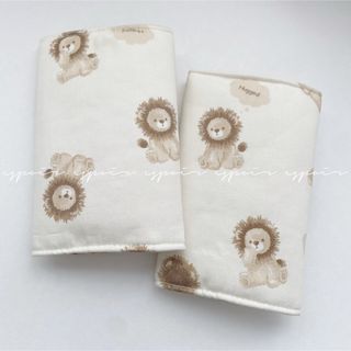 エルゴベビー(Ergobaby)の[handmade/BABYno127】抱っこ紐/よだれカバー/エルゴ/ライオン(抱っこひも/おんぶひも)